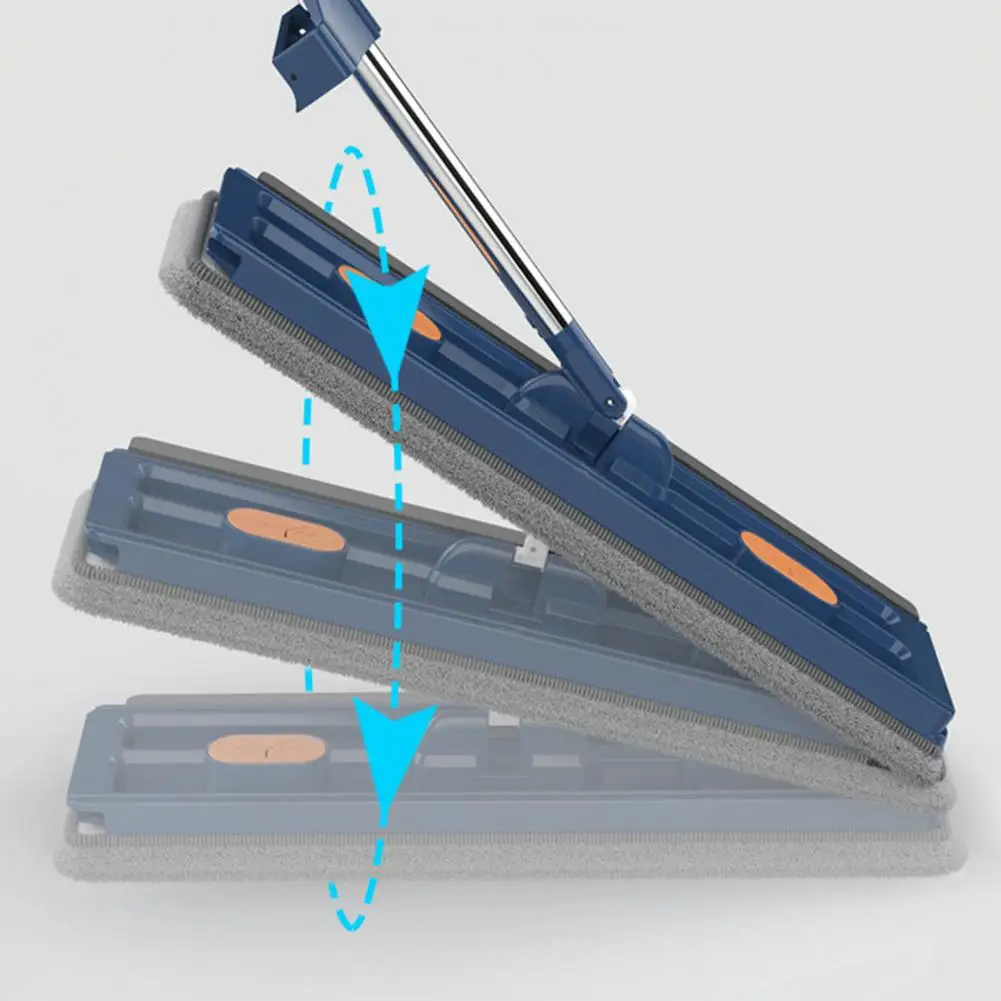 Cleaner Pro° RotatingMop: Starkt Handtag Enkel Rengöring 360° Roterande Platt Mopp