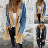 Icone™ LongCoat: Medellång Trenchcoat Med Snygg Krage Och Fickor