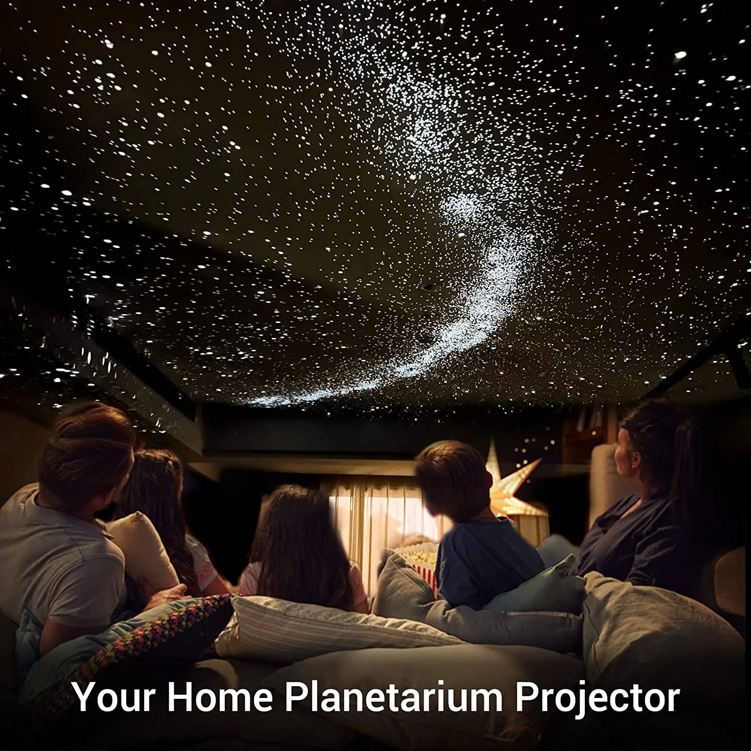 GalaxyProjector  - 360° Roterande Galax Natt Ljus