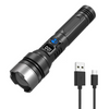 Ledsen™ AdjustableFlashlight: Ultraljusstark Uppladdningsbar Ficklampa Med Justerbar Stråle