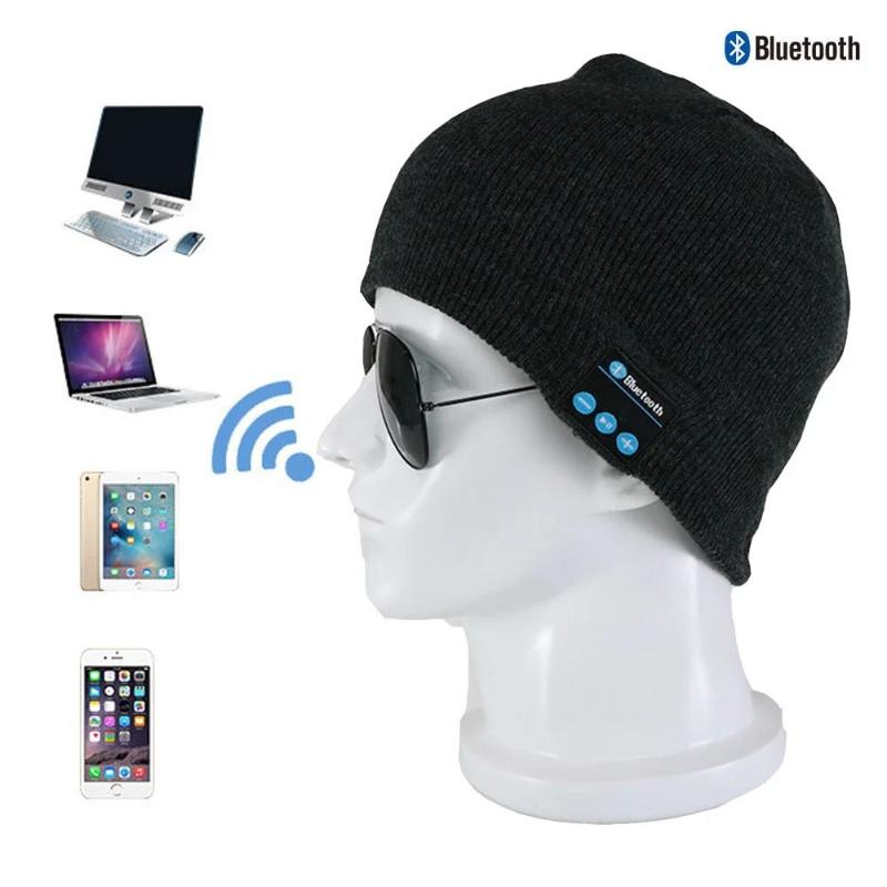 Icone™ MultiBeanie: Multifunktionell LED-Ljus Och Bluetooth Varm Mössa