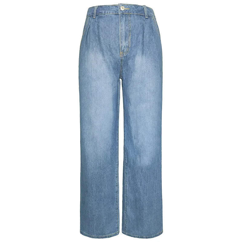 Icone™ FlaredJeans: Snyggt Löst Utsvängd Jeans