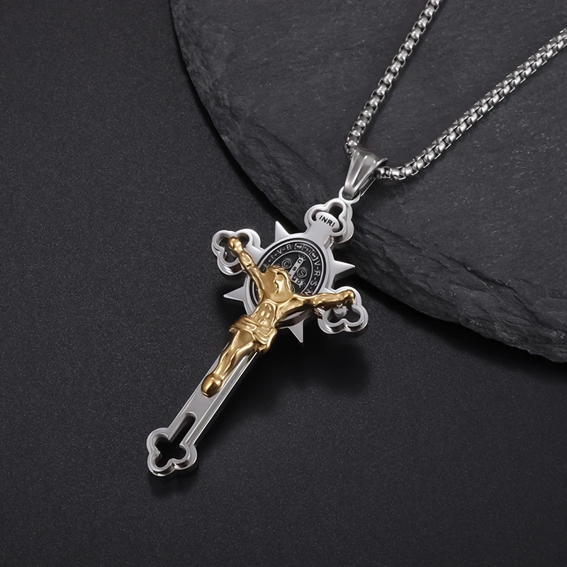 Jewelance™ CrossProtection 1+1 GRATIS: Andligt Skydd Korshänge Halsband Med Presentask