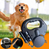 DogFri™ DoubleLeash: LED-Lys Dubbel Huvud Utdragbar Hundkoppel