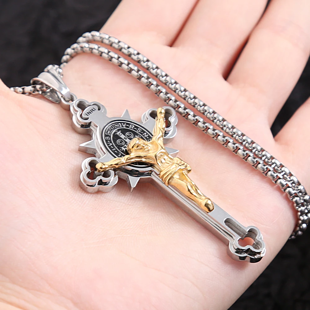 Jewelance™ CrossProtection 1+1 GRATIS: Andligt Skydd Korshänge Halsband Med Presentask