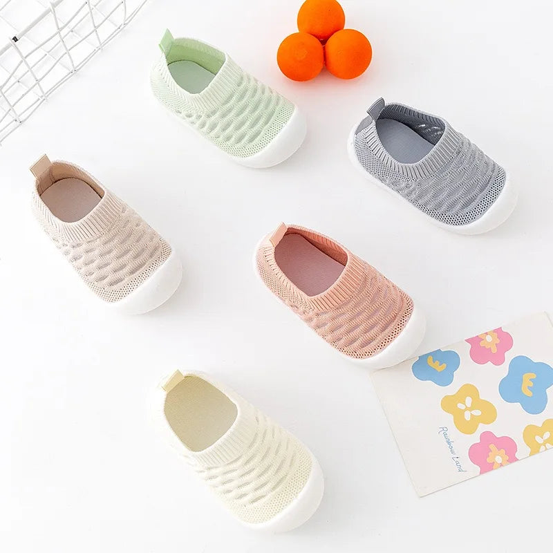 Kletshuts™ TinyShoes: Halkfria Baby Mesh Skor