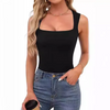 Icone™ TankTop 1+1 GRATIS: Dam Fyrkantig Hals Ärmlös Linne