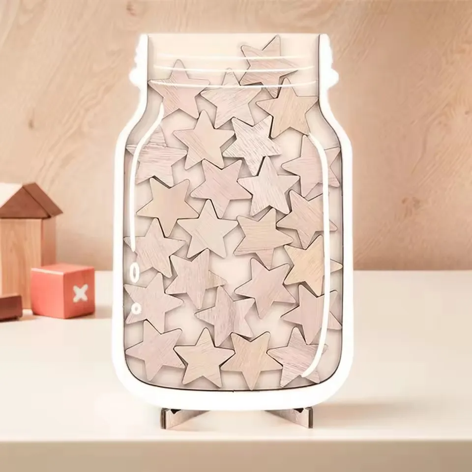 Kletshuts™ FunJar 1+1 GRATIS: Roliga Lärare Och Förälder Belöningsburk För Barn