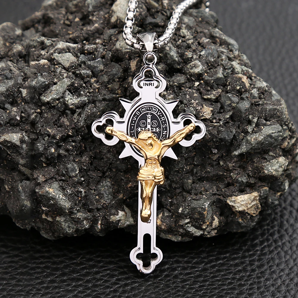 Jewelance™ CrossProtection 1+1 GRATIS: Andligt Skydd Korshänge Halsband Med Presentask