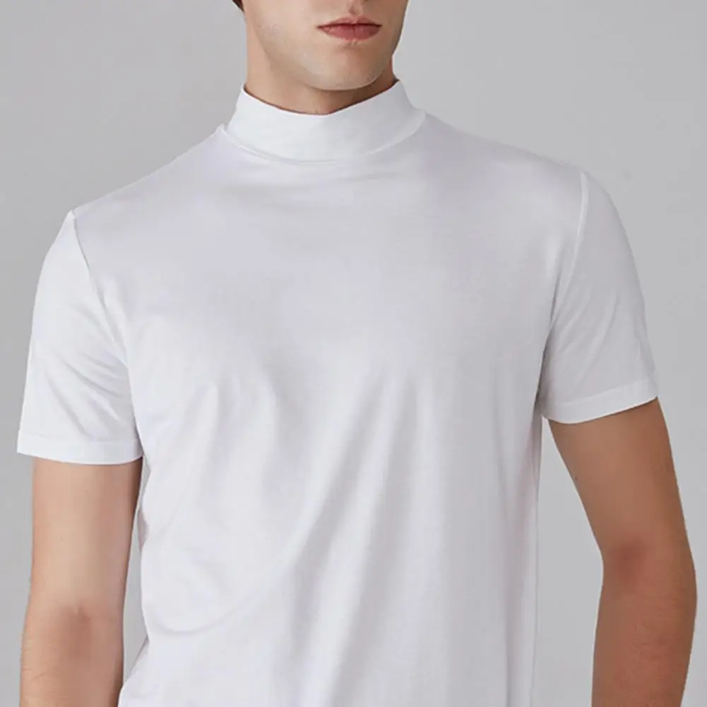 Icone™ FitShirt 1+1 GRATIS: Mäns Smal Passform Hög Nacke Casual Skjorta