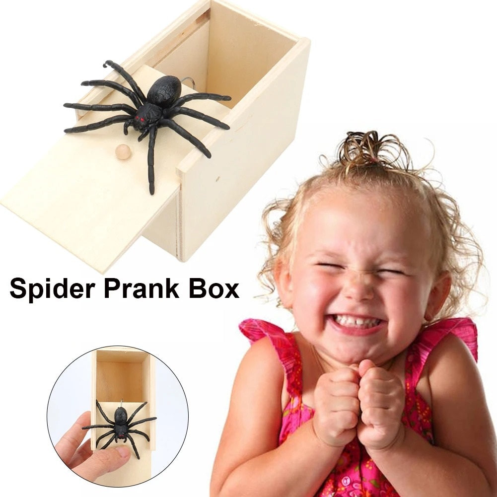 SpiderBox - Spindel Skrämma Prank Låda