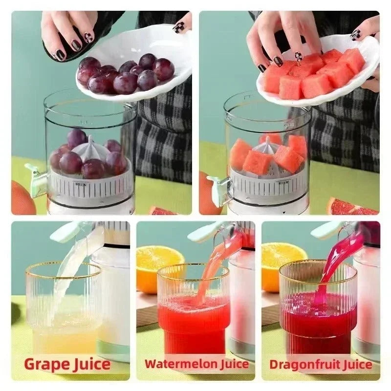 Globetrek° FruitJuicer: Bärbar Elektrisk Frukt Juicepress