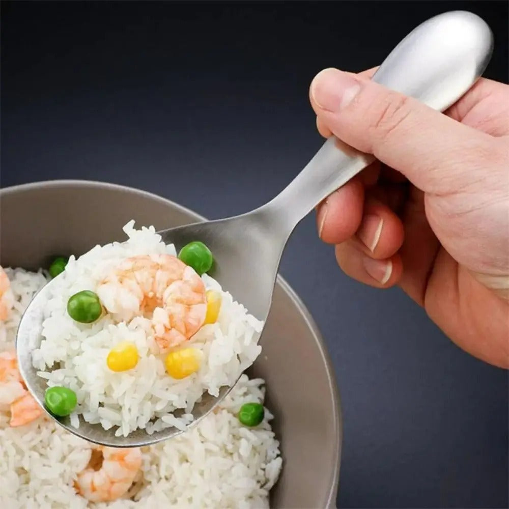 Globetrek° RiceSpoon - Icke Stickande Rostfritt Stål Ris  Serveringssked