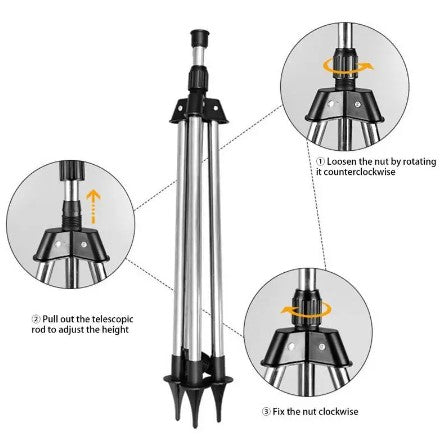 Tripod Sprinkler™ : 360° Roterande Stativ Trädgård Sprinkler