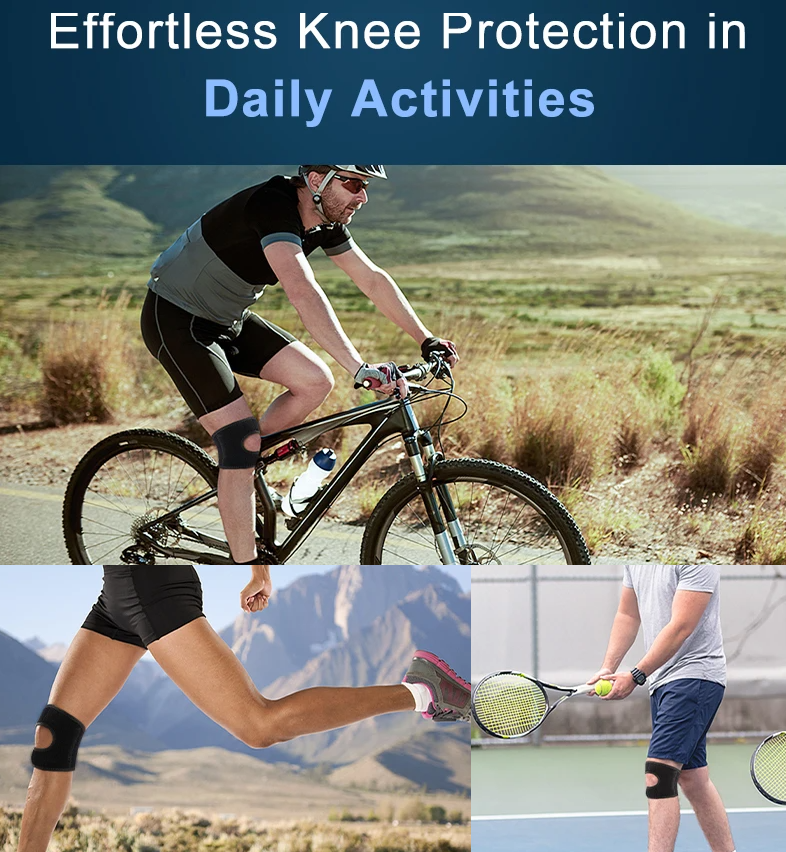 Icone™ KneeBrace 1+1 GRATIS: Justerbar Knä Rem Kardborreband Stöd Och Skydd Stöd