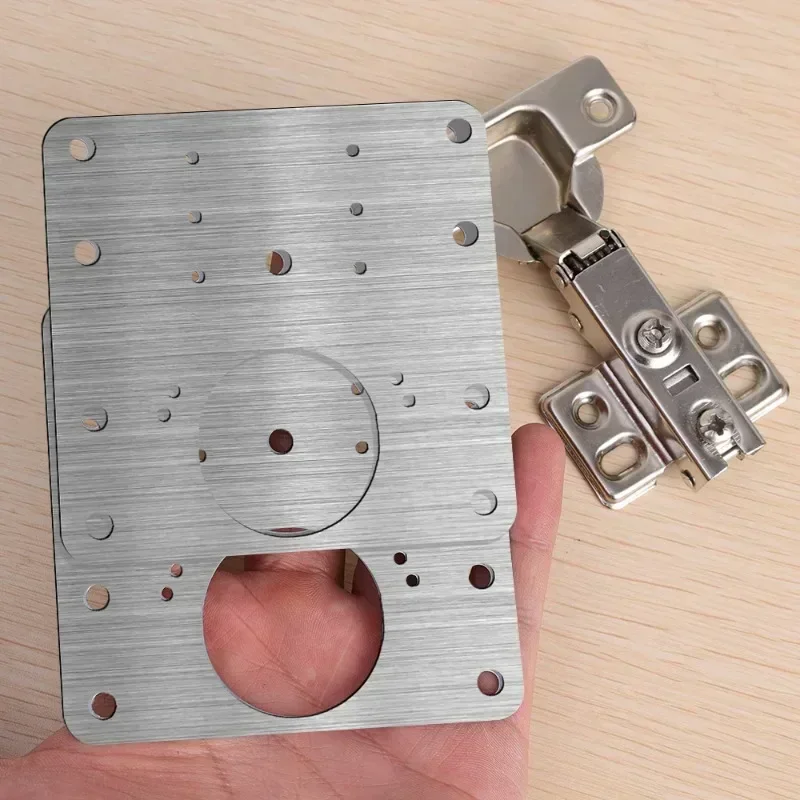 HingePlate 1+1 GRATIS: DIY Möbler Gångjärn Reparation Sidoplatta
