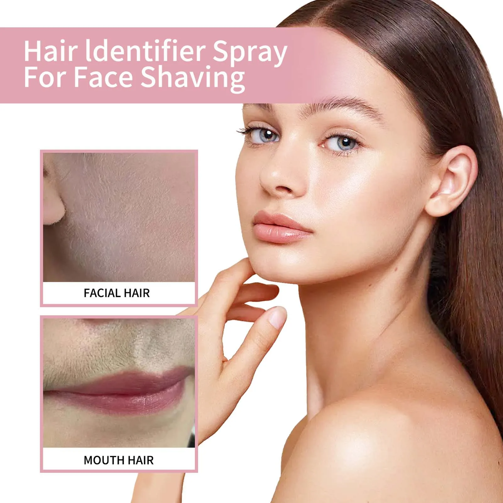 HairIdentifier 1+1 GRATIS: Lätt Att Använda Ansiktshår Identifierare Spray Med Rakhyvlar
