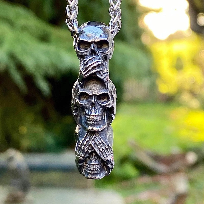 Jewelance™ SkullNecklace: Skalle Halsband För Män Och Kvinnor