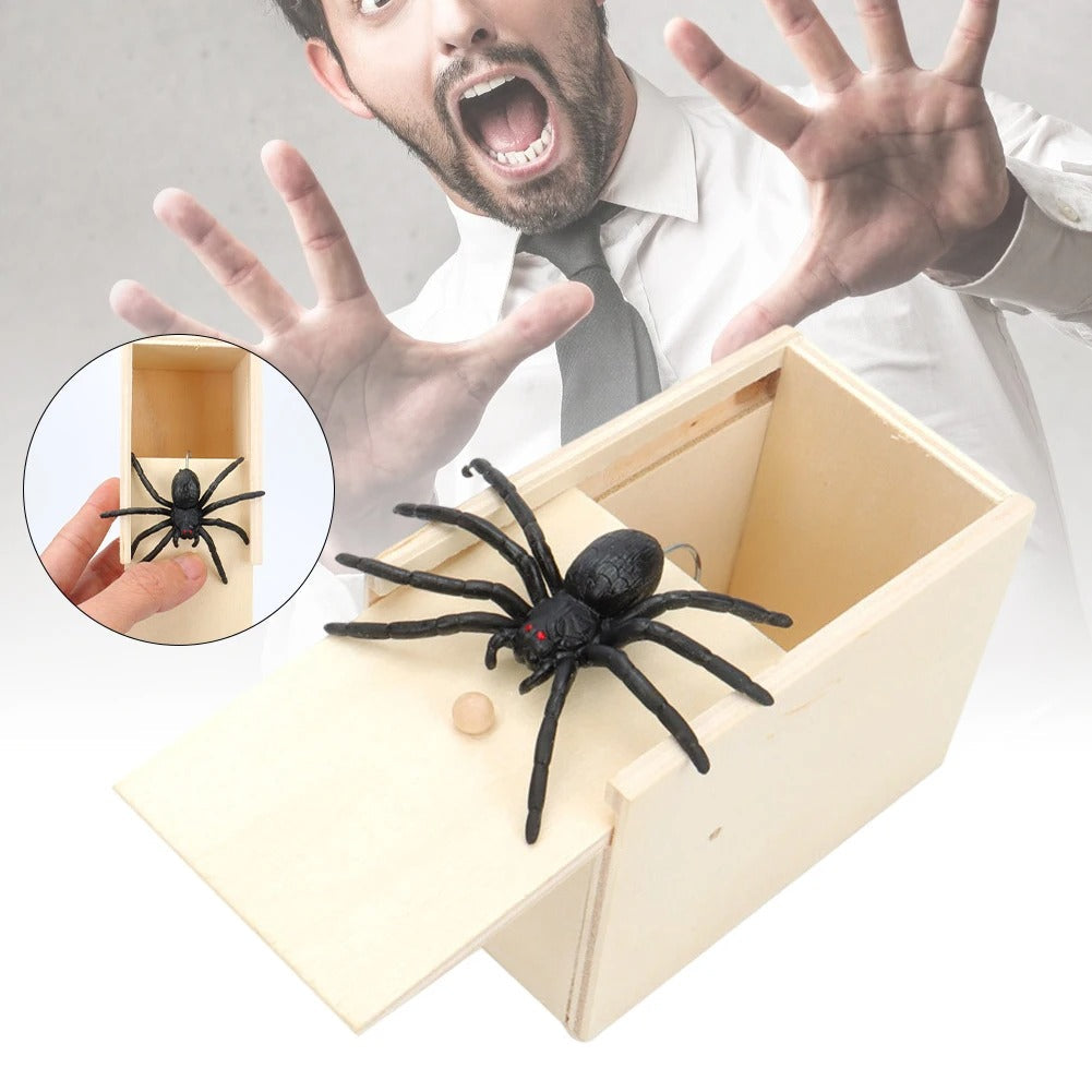 SpiderBox - Spindel Skrämma Prank Låda