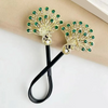 Rose® HairTie 1+1 GRATIS: Snygg Hårsnodd Elegant Vintage Kristallhästsvans Twisthållare
