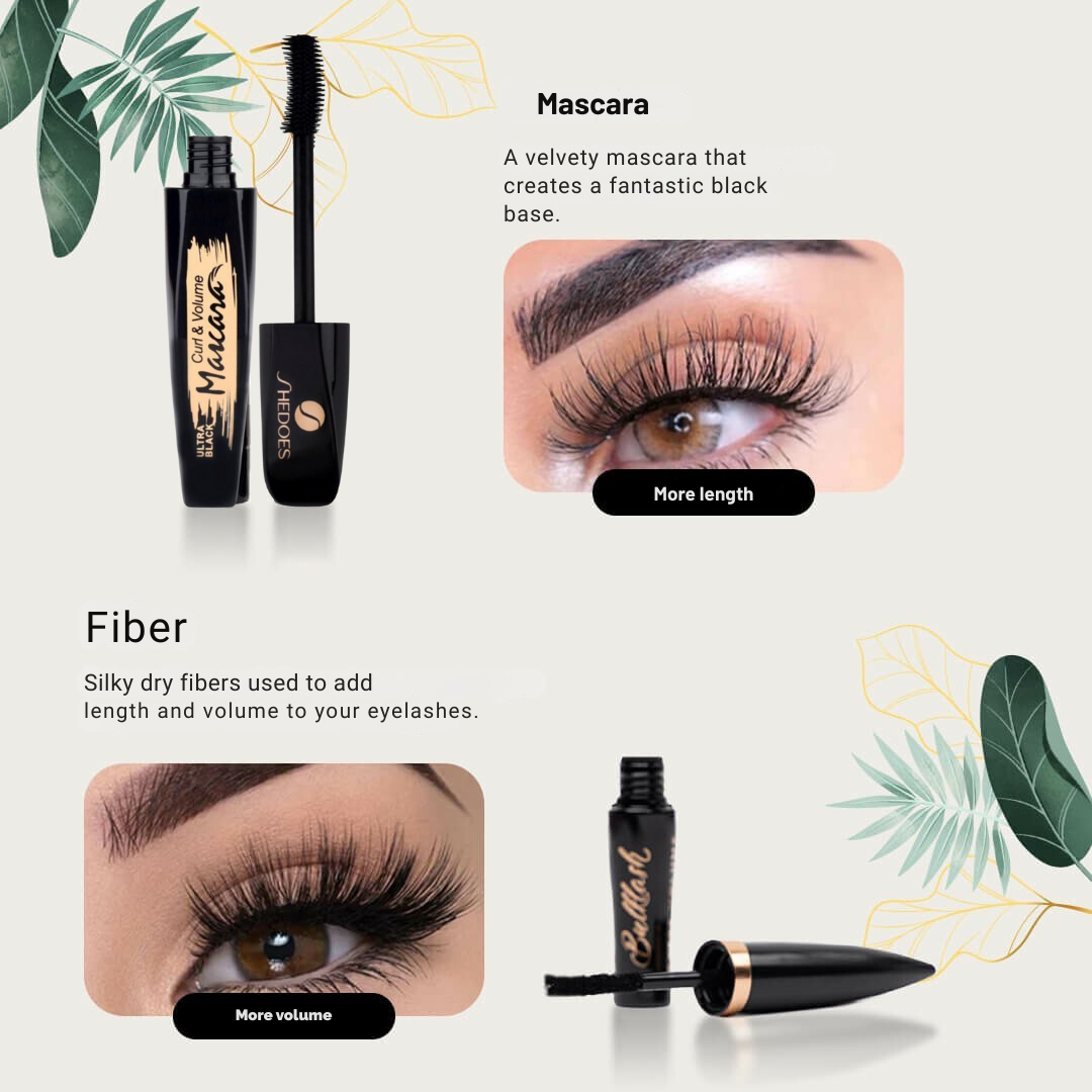 LashMascara 1+2 GRATIS: Ultra Black Extra Volume Ögonfransmascara