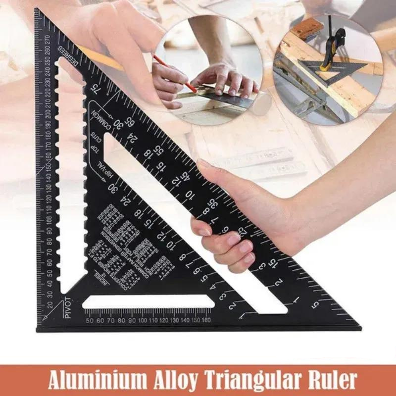 TriangleRuler - Aluminium Legering Triangel Linjal För Träbearbetning