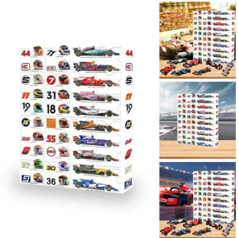 RacingCalendar - Formel 1 Racing Bilar Advent Kalender