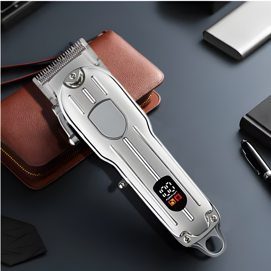 Rose® HairClipper: Digital LCD Rakapparat Professionell Hårklippare