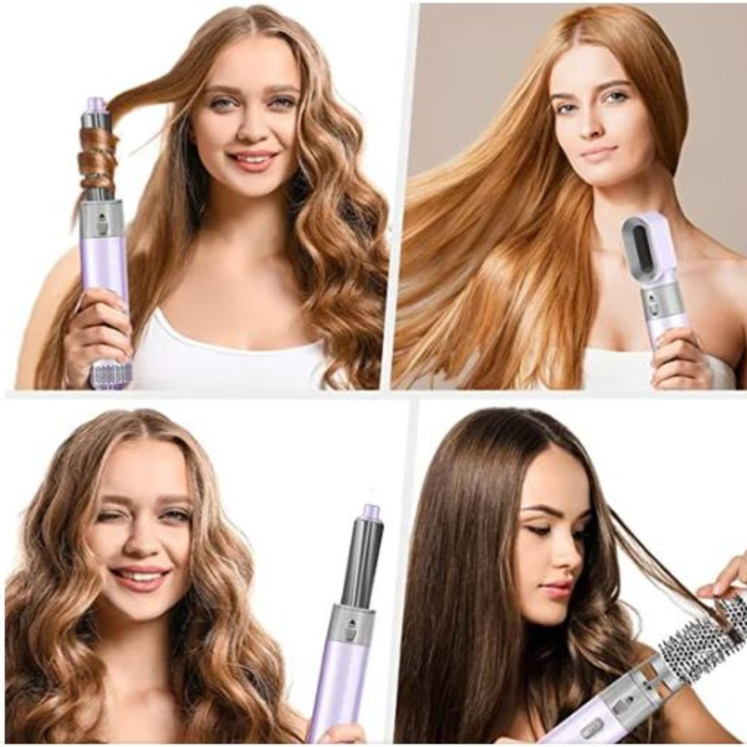 Rose® HairStyler - 5 i 1 Professionell Hårstylingborste Set