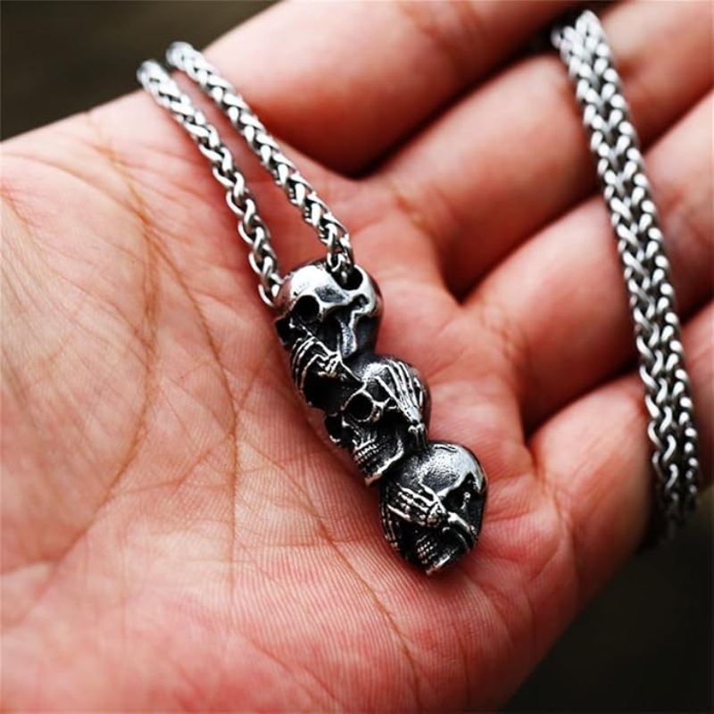 Jewelance™ SkullNecklace: Skalle Halsband För Män Och Kvinnor