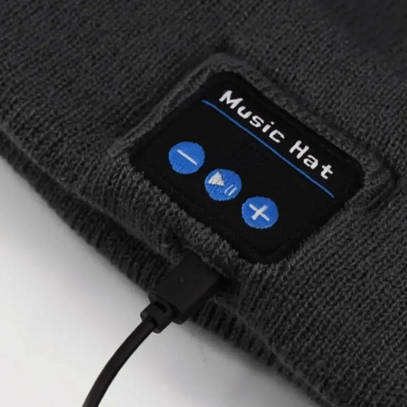 Icone™ MultiBeanie: Multifunktionell LED-Ljus Och Bluetooth Varm Mössa