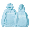 Icone™ DearHoodie: Hoodie Med Fram Och Baksida Tryck Budskap
