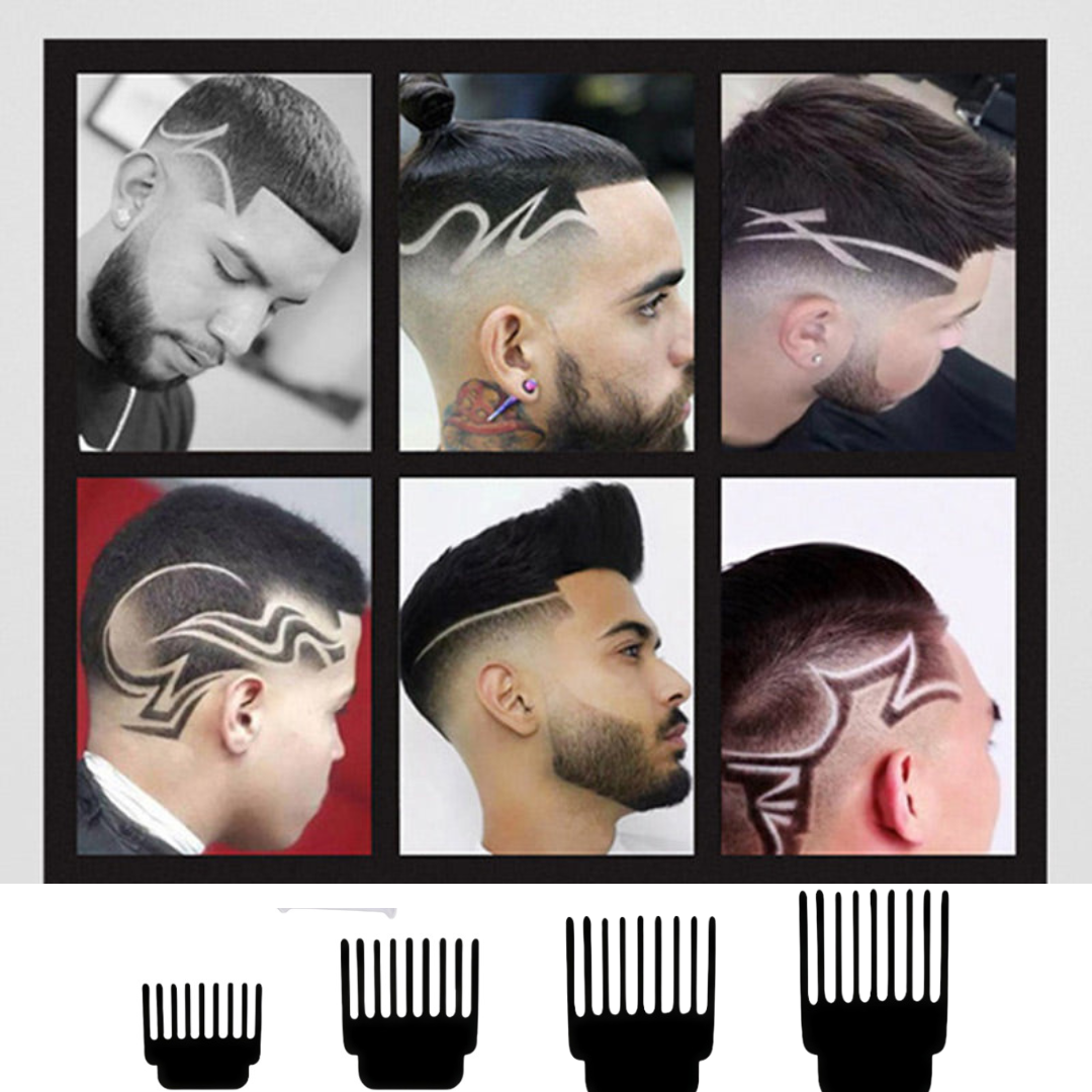 Rose® HairClipper: Digital LCD Rakapparat Professionell Hårklippare