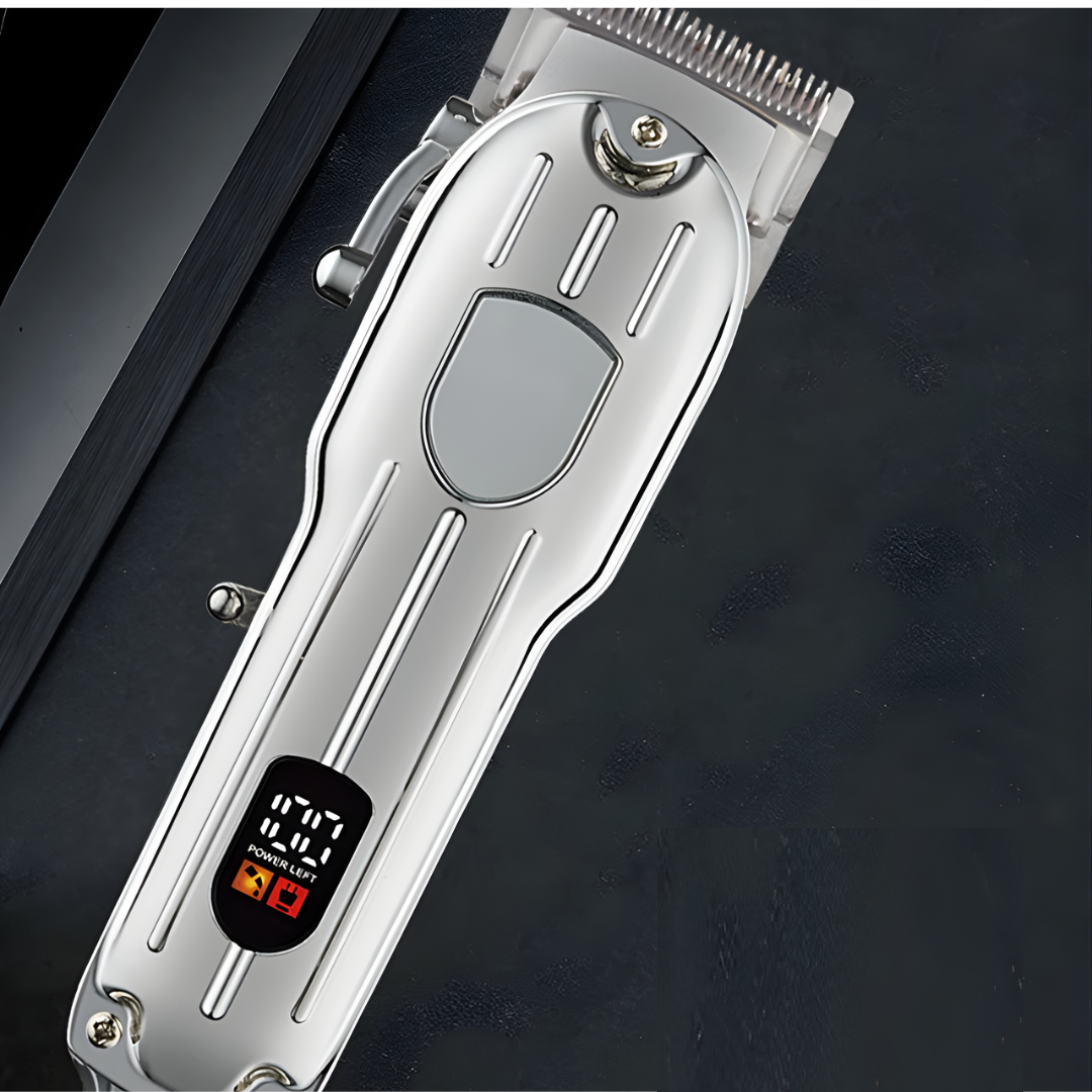 Rose® HairClipper: Digital LCD Rakapparat Professionell Hårklippare