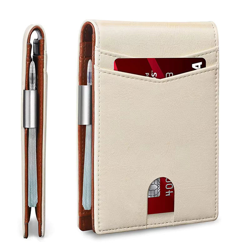 Icone™ SlimWallet: Ultraslank och säker RFID Läder Plånbok För Män