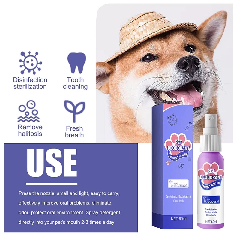 DogCatFri™ PetSpray: Husdjur Andedräkt Uppfräschare Spray