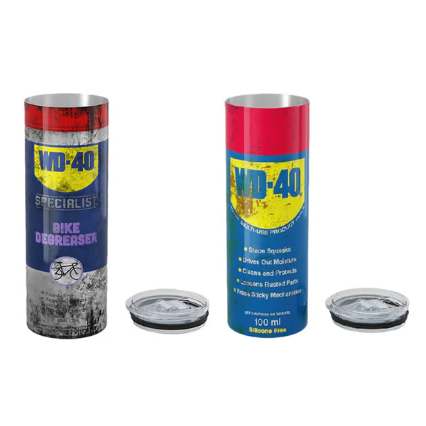 DirtyTumbler - Rostfritt Stål WD-40 Inspirerad Smutsig Tumbler