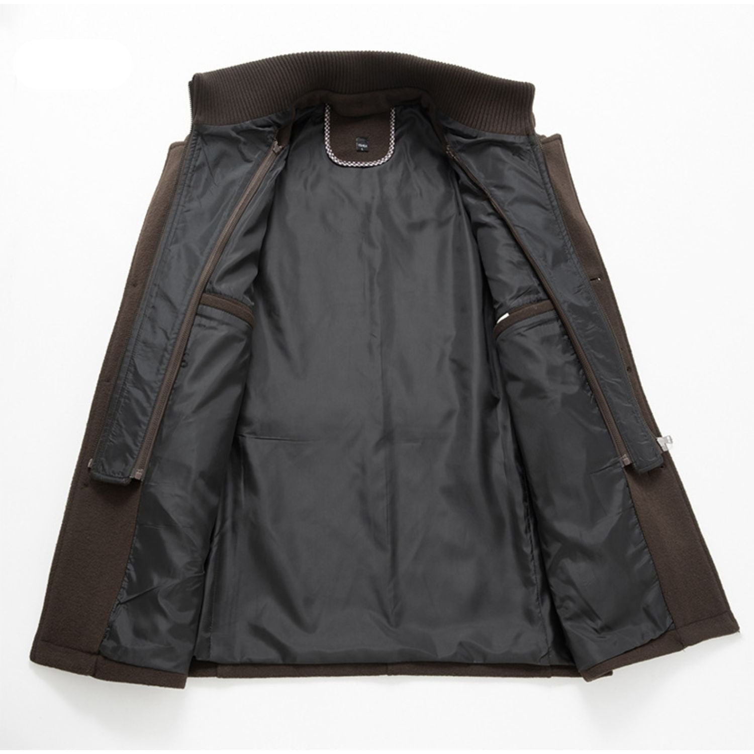 Icone™ WinterCoat: Lyxigt Dubbel Krage Snyggt Vinter Trench Kappa