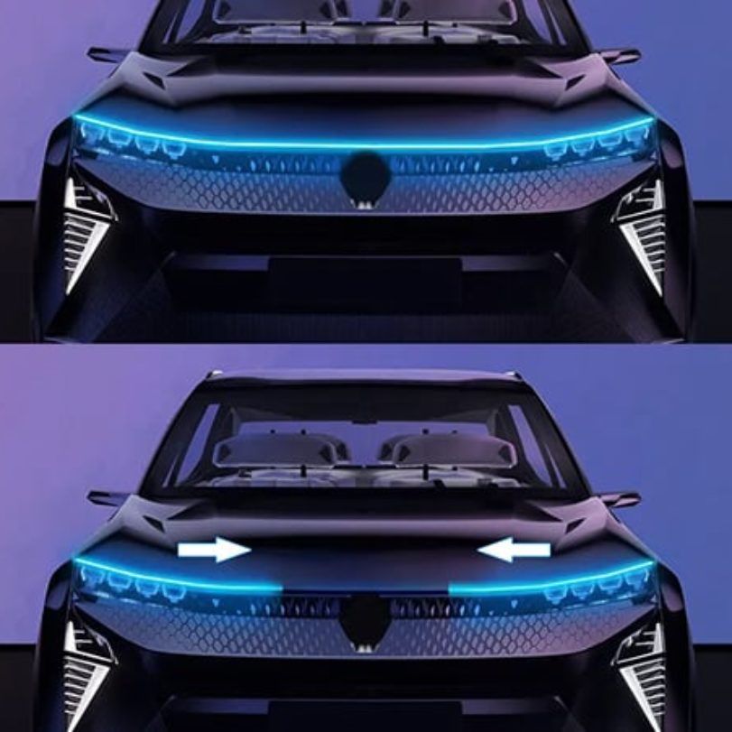 Ledsen™ CarLights - Dynamiska LED Lampor För Bilhuvar 2M Strip