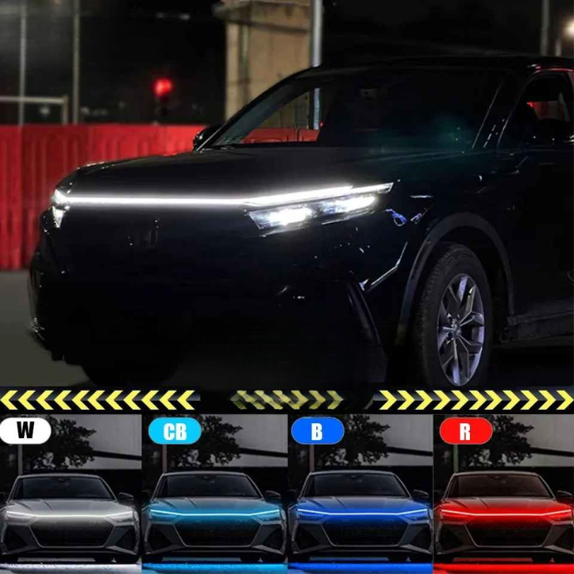 Ledsen™ CarLights - Dynamiska LED Lampor För Bilhuvar 2M Strip