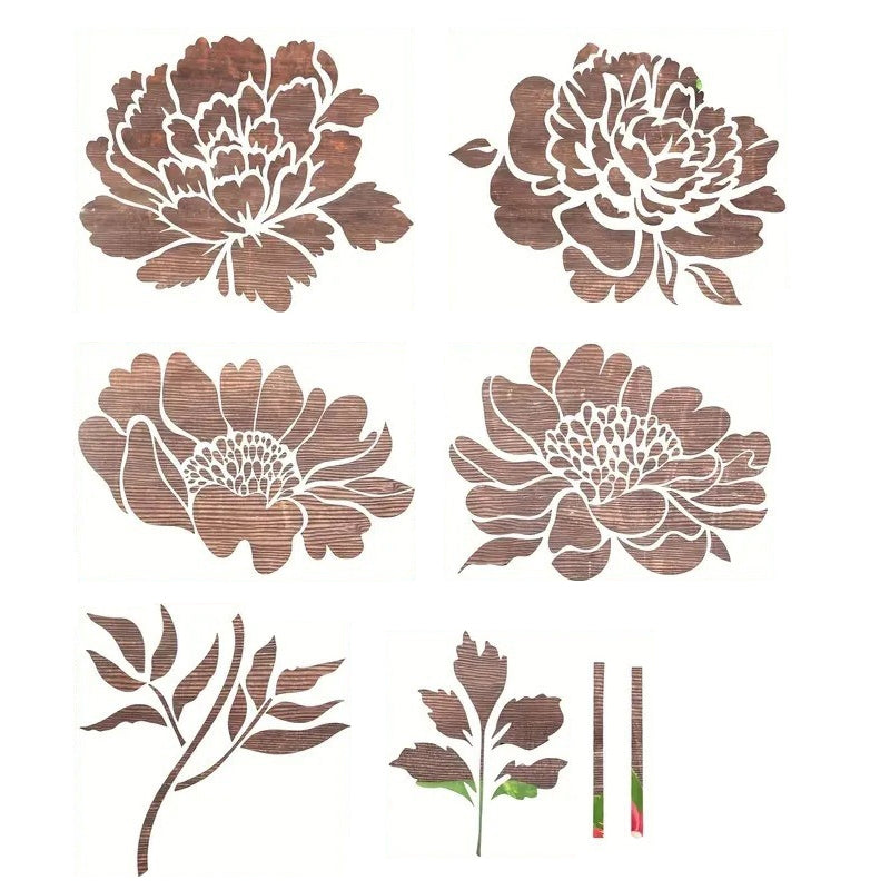 FlowerDecor - DIY Blomma Stencil Dekoration