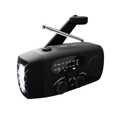 MultiRadio - Multifunktion Sol Bärbar Nödradio