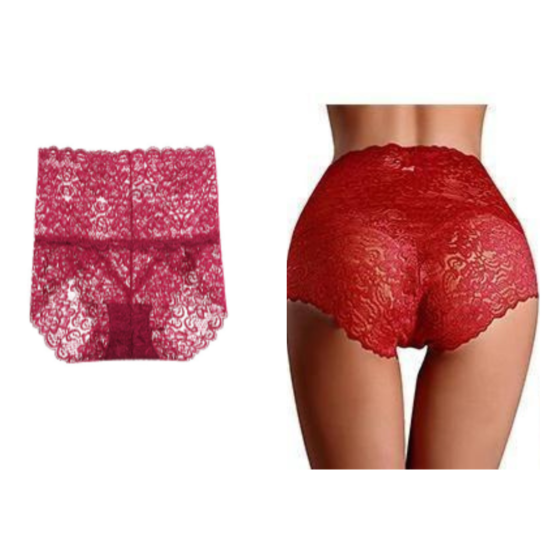 Icone™ LacePanties 1+1 GRATIS: Andningsbar Hög Midja Sömlös Spets Trosor