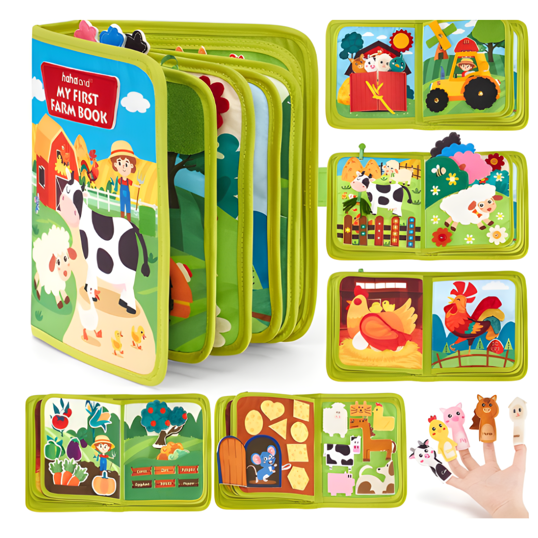 Kletshuts™ SensoryBook: Fantastisk Sensorisk Barn Berättelse Bok