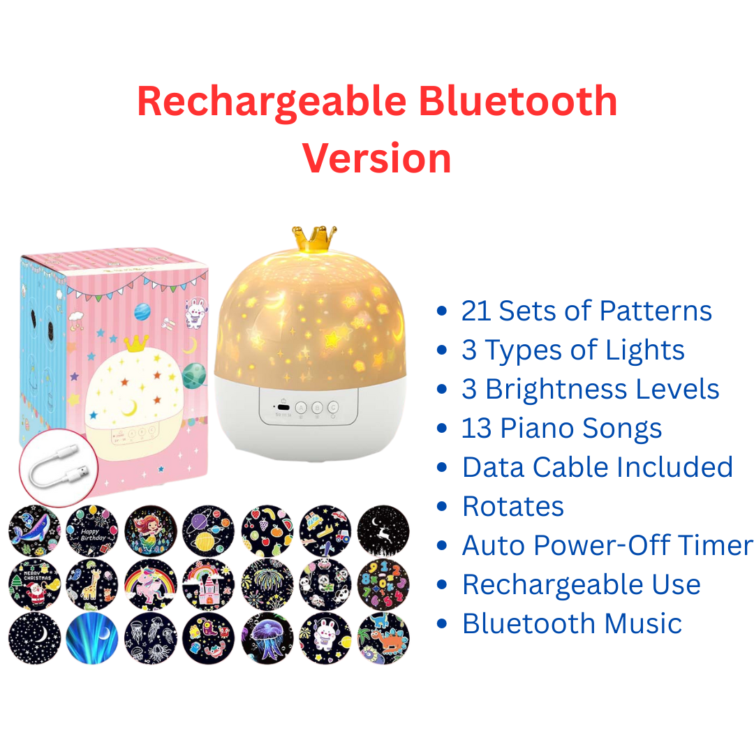 Ledsen™ MagicLight: Magisk Barnens Natt Ljus Projektor