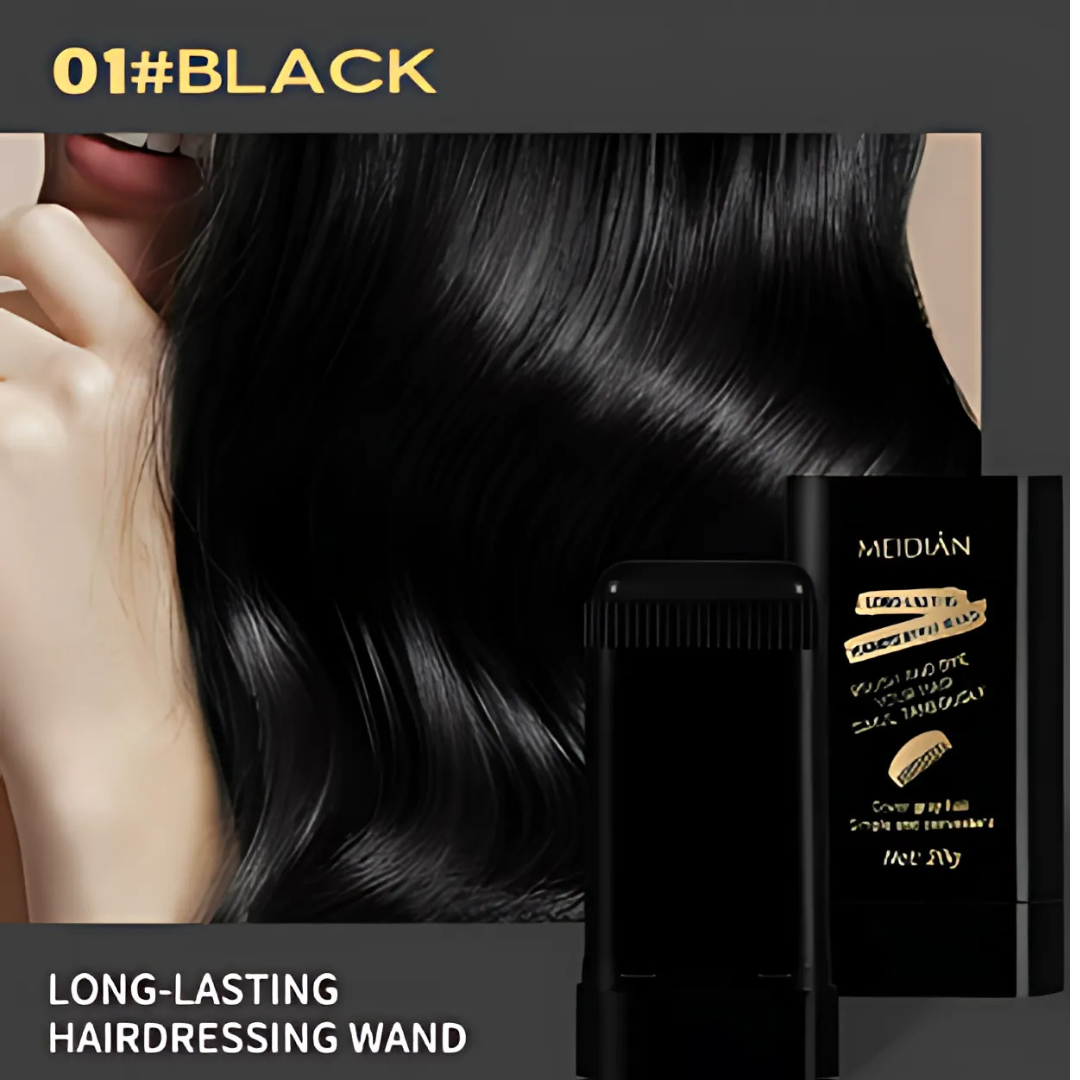 Rose® HairStick 1+1 GRATIS: 2 I 1 Omedelbar Hårfärg Och Kam Vrida Klibba