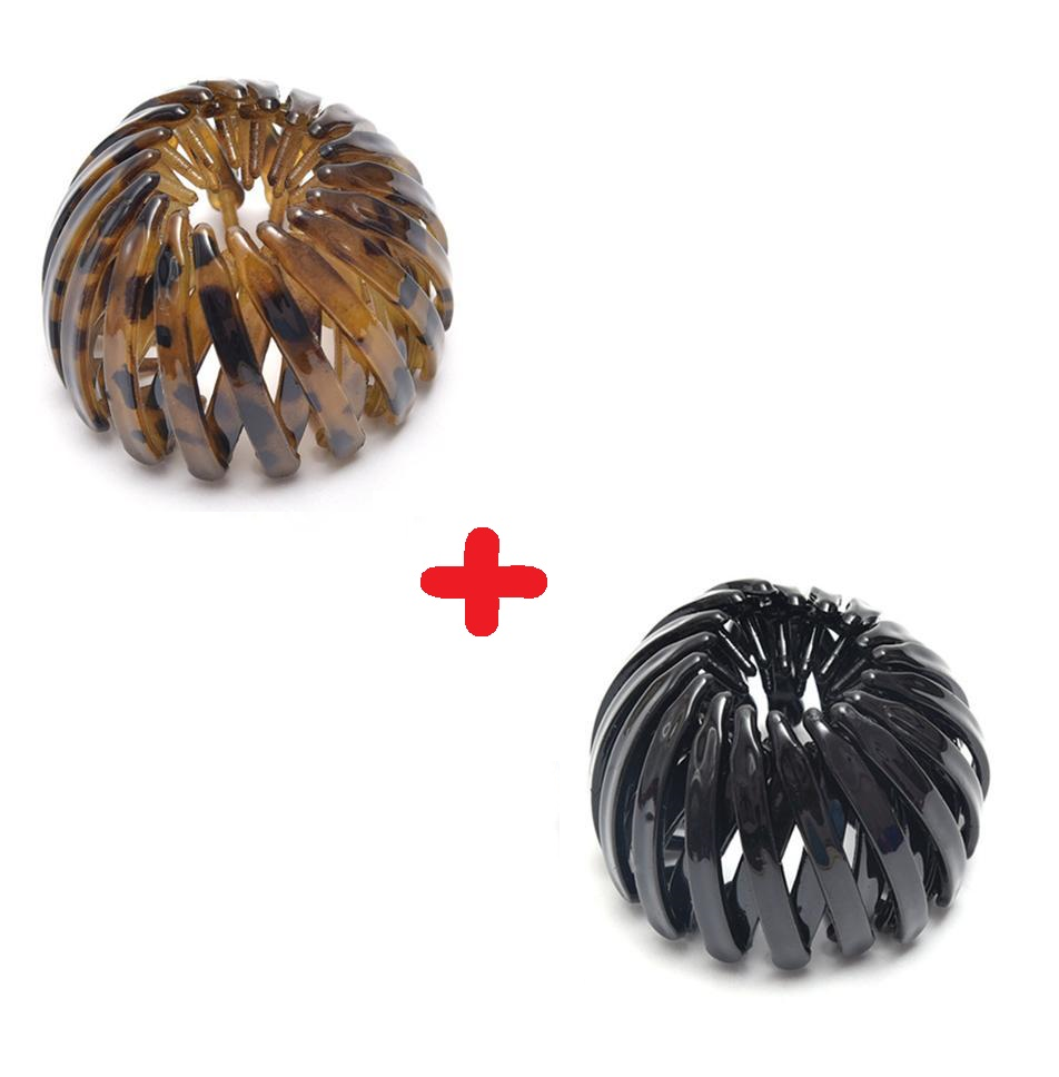 Rose® HairBun 1+1 GRATIS: Kvinnor Lata Hår Bun Hållare