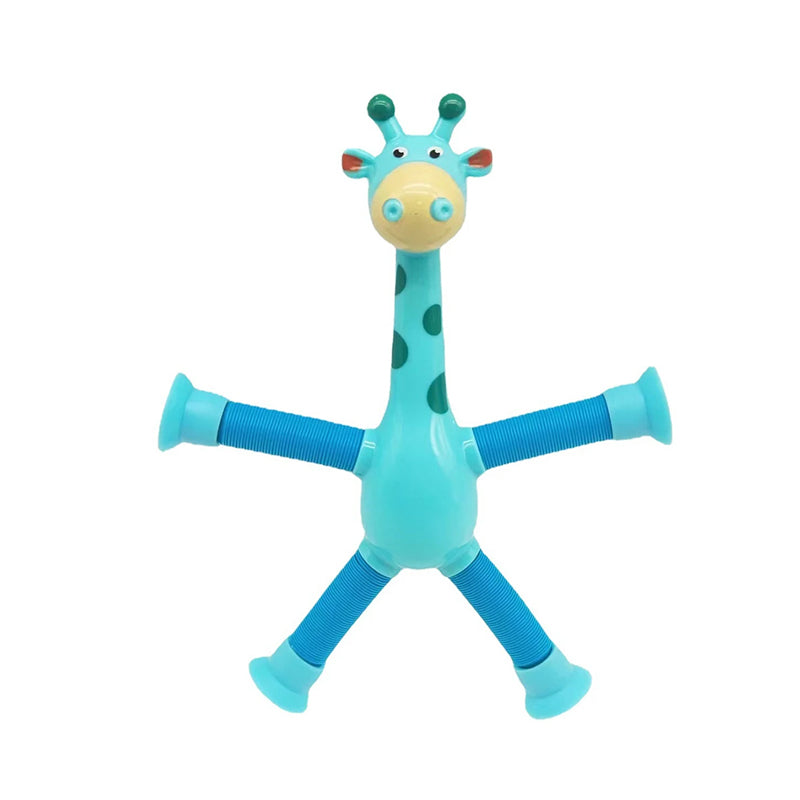 Kletshuts™ StretchyGiraffe: Teleskopisk Stretchig Giraff Leksak Med Sugkopp