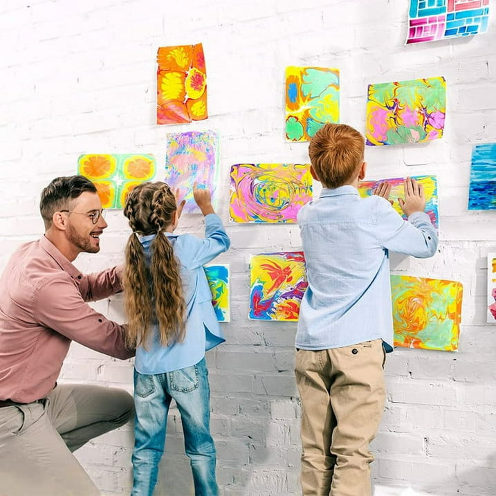 Kletshuts™ KidArt: Akvarell Marmor Barn Konst Kreativ Lek Set