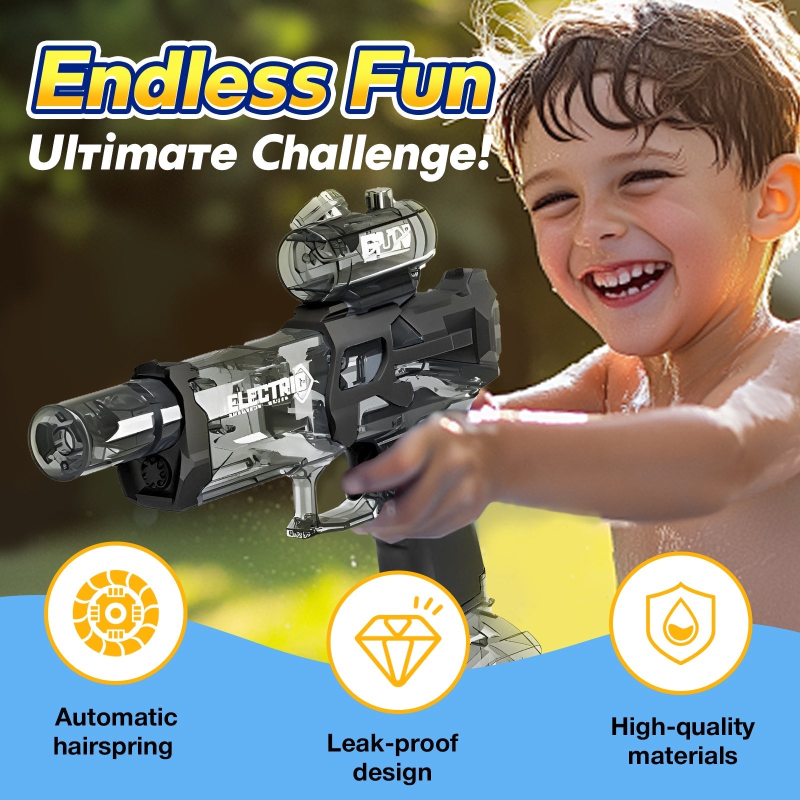 Kletshuts™ WaterGun: Långdistansskytte Elektrisk Vattenpistol